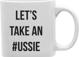 CMG11-IGC-USSIE Lets Take An Ussie 11 oz Ceramic Coffee Mug