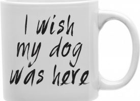 CMG11-IGC-WISHDOG I Wish My Dog Was Here 11 oz Ceramic Coffee Mug