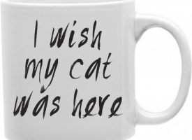 CMG11-IGC-WISHCAT I Wish My Cat Was Here 11 oz Ceramic Coffee Mug