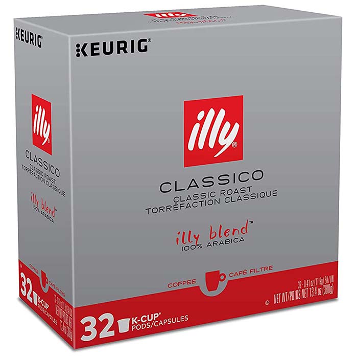 Illy KCups Classico Medium Roast (32) Best Quality Coffee