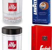 Italian Whole Bean Espresso Coffee Sampler