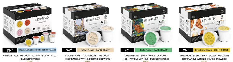 Bestpresso Coffee Pods