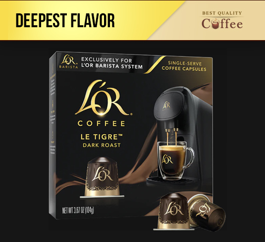 L'OR DECAF Espresso Capsules, 100 Count DECAF Ristretto, Single-Serve  Aluminum Coffee Capsules Compatible with the L'OR BARISTA System &  Nespresso Original Machines 