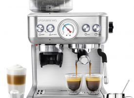 Casabrews 5700 Gense Compact Espresso Machine with Milk Frother
