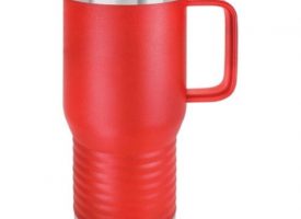 JDLCM203 20 oz Stainless Steel Polar Camel Vacuum Mug with Slider Lid, Red