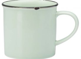 L2104009042 11 oz Tin Green Porcelain Mug