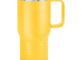 JDLCM216 20 oz Stainless Steel Polar Camel Vacuum Mug with Slider Lid, Yellow