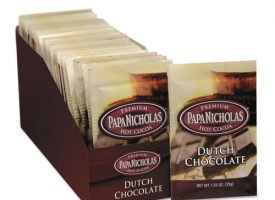 PapaNicholas Premium Hot Cocoa, Dutch Chocolate, 24/Carton