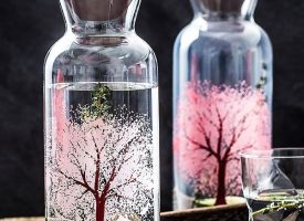 Pasabahce Cherry Tree Glass Carafe - Cherry Blossom - Parrot