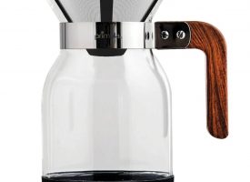 111435 36 oz Glass Park Pour Over Coffee Maker Set, Clear - Pack of 2