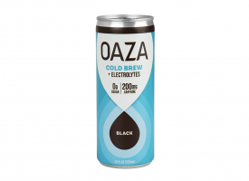 Oaza Cold Brew + Electrolytes, 0 Sugar, Black - 12 pack