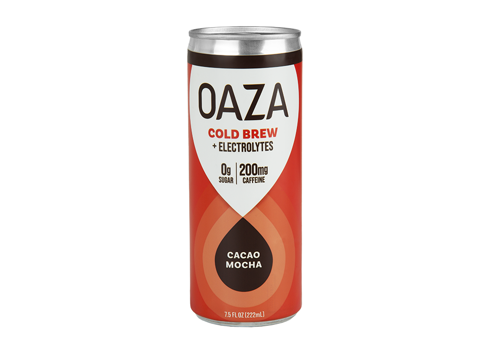 Oaza Coffee Cold Brew, Electrolytes, Cacao Mocha, 0 Sugar - 12 pack