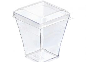 Clear Plastic Lid For All Taiti Cups - 1.7 x 1.7 In, Pack Of 600