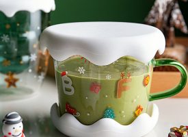 Snow Cup Lid - Silicone - Christmas Tree - 4 Styles