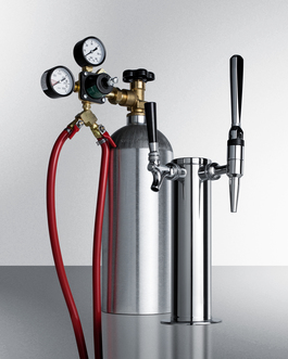 Dual Tap Kit for Serving Nitro-infused Coffee & Flat Cold Brew Coffee from any Kegerator