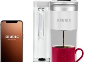 Keurig - K-Supreme SMART Single Serve Coffee Maker with WiFi Compatibility - White