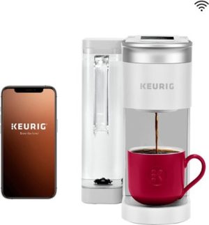 Keurig - K-Supreme SMART Single Serve Coffee Maker with WiFi Compatibility - White
