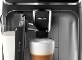 Philips - 4300 Espresso Machine with LatteGo - Silver