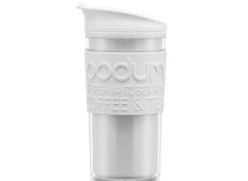 Bodum TRAVELMUG Mug, 0.35 l, 12 oz Pure White