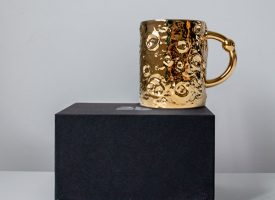 Gold Planet Inspired Mug