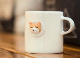 Cute Ceramic Cat Mug
