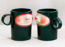 Ceramic Kissing Mugs