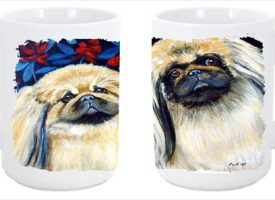 7193CM15 What a pair of Pekingese Dishwasher Safe Microwavable Ceramic Coffee Mug