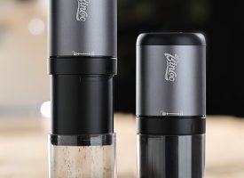 Electric Coffee Bean Grinder - Black - Gray - USB Charging
