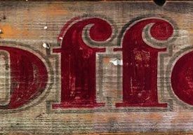 401554 7 x 30 x 2 in. Rustic Red & Natural Coffee Wall Art