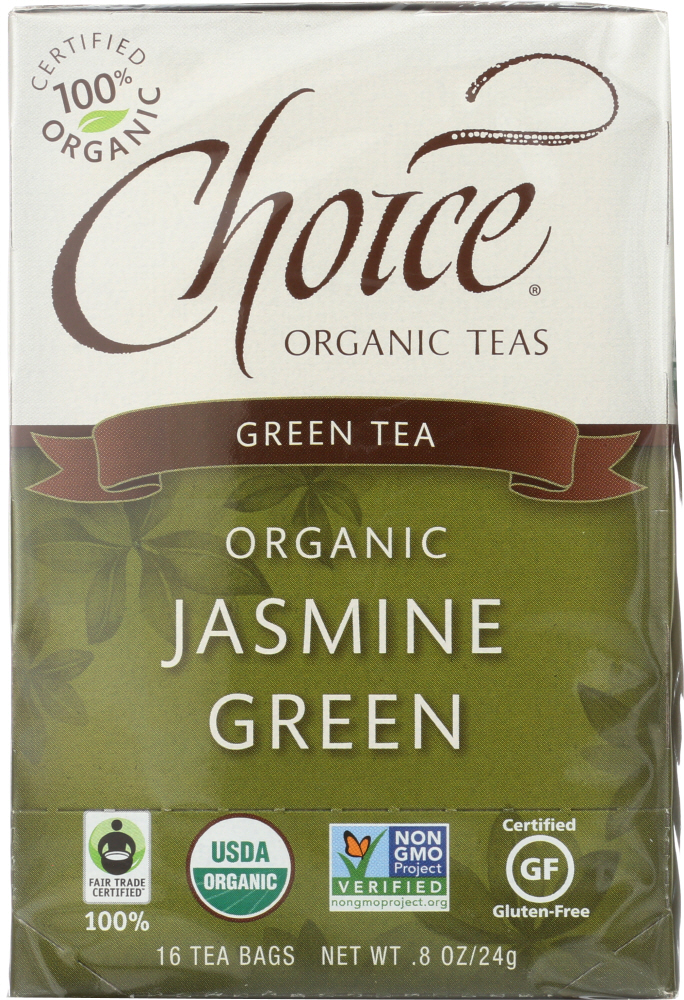 KHLV00573378 Organic Jasmine Green Tea - 16 Bags - Best Quality Coffee