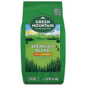 Green Mountain Coffee Breakfast Blend Decaf Coffee 12 Oz Ground ...