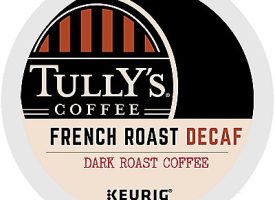 Tully's Coffee French Roast Decaf Coffee K-Cup® Box 24 Ct - Kosher Single Serve Pods