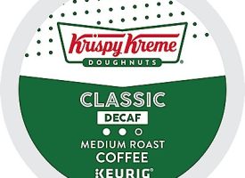 Krispy Kreme Doughnuts Coffee Classic Decaf Coffee K-Cup® Box 24 Ct - Kosher Single Serve Pods