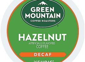 Green Mountain Coffee Hazelnut Decaf Coffee K-Cup® Box 24 Ct - Kosher Single Serve Pods