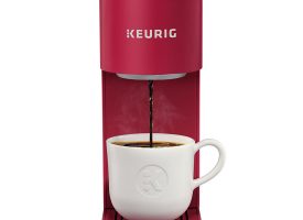 Keurig K-Mini Plus Single Serve Coffee Maker - - Brewer Bundles Available - Cardinal Red