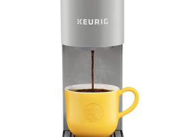 Customizable Keurig K-Mini Plus Single Serve Coffee Maker - - Brewer Bundles Available - Studio Gray