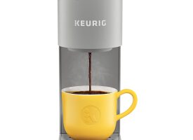 Customizable Keurig K-Mini Single Serve Coffee Maker - - Brewer Bundles Available - Studio Gray