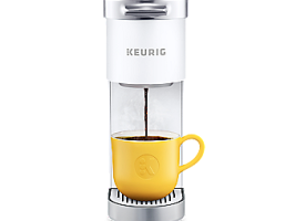 Customizable Keurig K-Mini Plus Single Serve Coffee Maker - - Brewer Bundles Available - Matte White