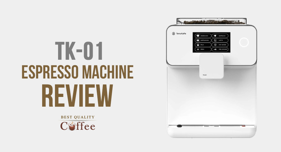 Terra Kaffe TK-01 Espresso Machine - White