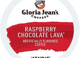 Gloria Jean's Raspberry Chocolate Lava Coffee K-Cup® Box 24 Ct - Kosher Single Serve Pods