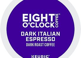 Eight O'clock Dark Italian Roast K-Cup® Box 12 Ct Coffee - Kosher Single Serve Pods