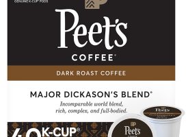 Peet's Coffee Major Dickason's Blend Coffee K-Cup® Box 40 Ct - Kosher Single Serve Pods