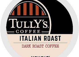 Tully's Coffee Italian Roast Coffee K-Cup® Box 24 Ct - Kosher Single Serve Pods