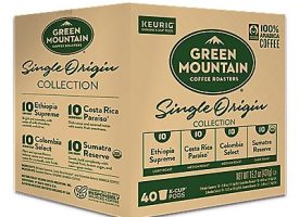 Green Mountain Coffee Single Origins Collection K-Cup® Box 40 Ct - Kosher Single Serve Pods