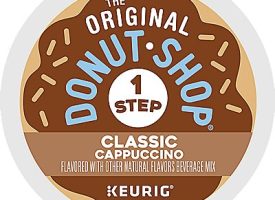 The Original Donut Shop Classic Cappuccino K-Cup® Box 10 Ct Coffee - Kosher Single Serve Pods