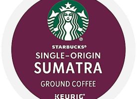 Starbucks Sumatra Coffee 88 Count (4 Boxes Of 22) K-Cup® Box