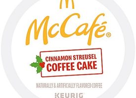 Mccafé Cinnamon Streusel Coffee Cake Coffee K-Cup® Box 24 Ct - Kosher Single Serve Pods