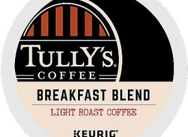 Tully's Coffee Breakfast Blend Coffee K-Cup® Box 24 Ct - Kosher Single Serve Pods