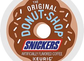 The Original Donut Shop Snickers Coffee K-Cup® Box 12 Ct - Kosher Single Serve Pods