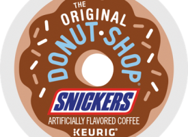 The Original Donut Shop Snickers Coffee K-Cup® Box 24 Ct - Kosher Single Serve Pods